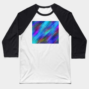 Colored Wax Pattern Baseball T-Shirt